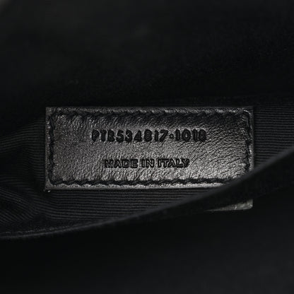Saint Laurent Calfskin Matelasse Monogram Lou Belt Bag Black 7 of 10