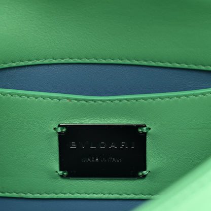 Bulgari Calfskin Matelasse Mini Serpenti Cabochon Crossbody Bag Peridot Green 6 of 10