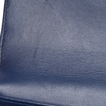 Chanel Lambskin Quilted Boy Wallet On Removable Chain WOC Navy Blue 13 of 18