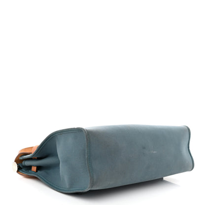 Hermes Vache Hunter Toile Herbag Zip 31 PM Azur Natural 5 of 16