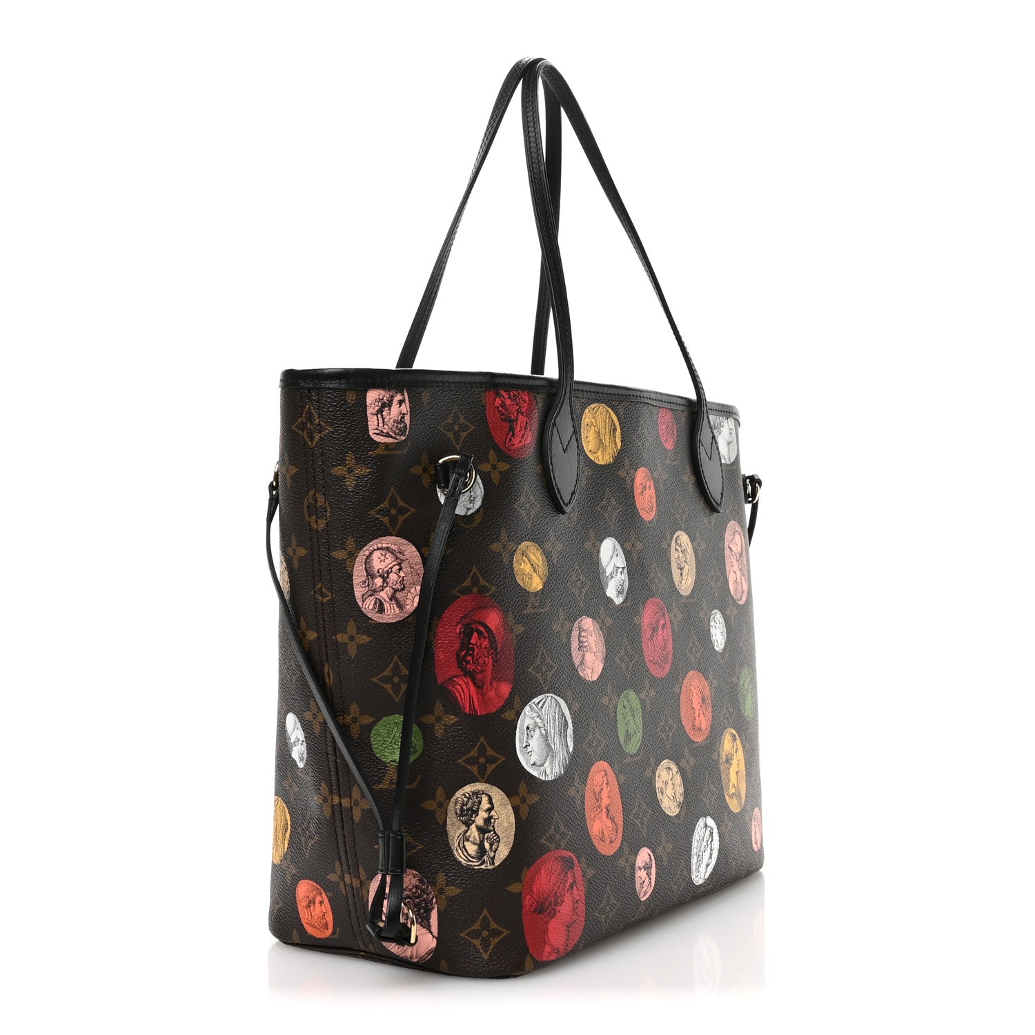 Louis Vuitton X Fornasetti Monogram Cameo Neverfull MM 4 of 10