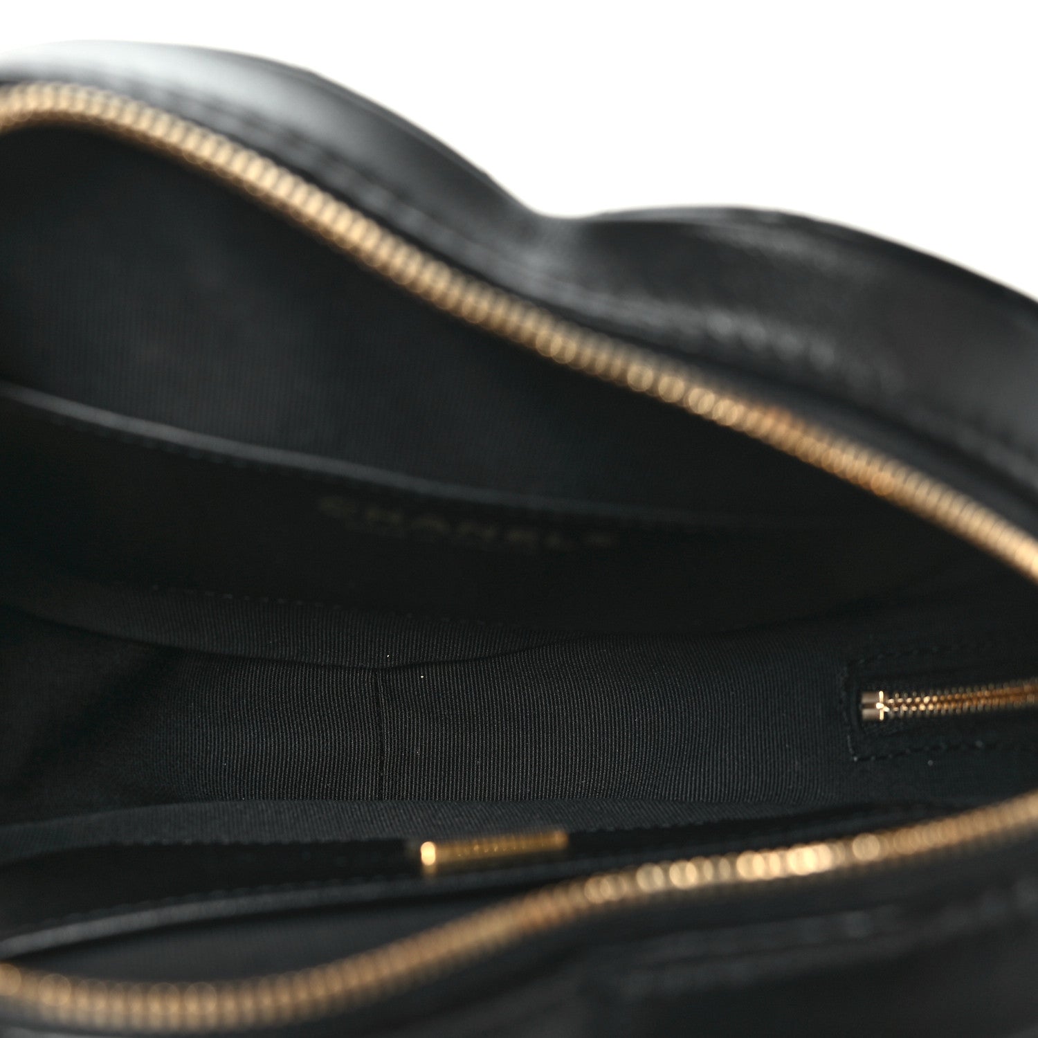 Chanel Lambskin Quilted CC In Love Heart Bag Black 5 of 9