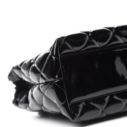 Chanel Patent Quilted Tote Black 6 of 11