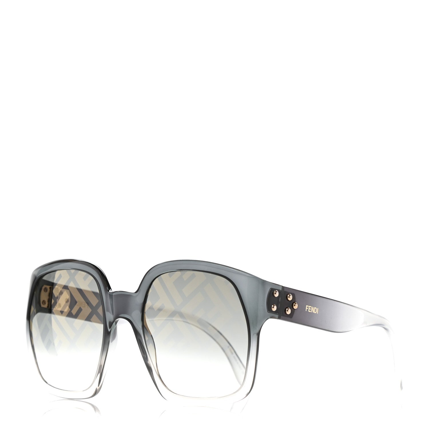 Fendi Acetate Sunglasses FF0404/S Silver 1 of 7
