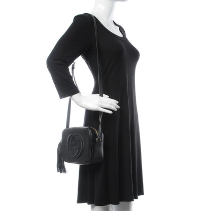 Gucci Pebbled Calfskin Small Soho Disco Bag Black 2 of 7