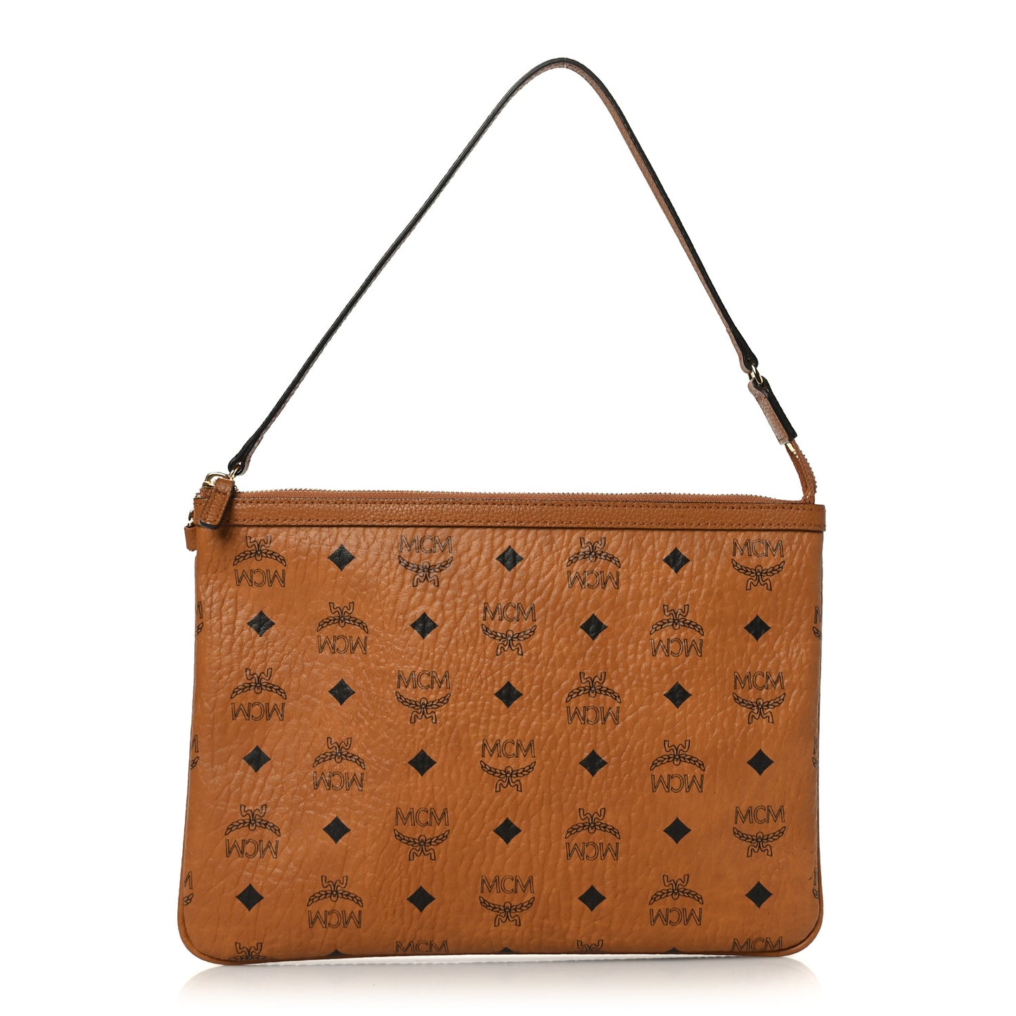 Visetos Liz Shopper Tote Pouch Cognac