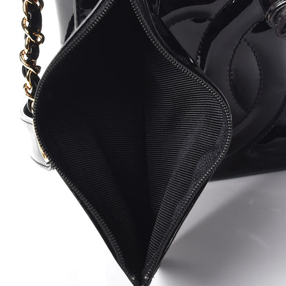 Chanel Patent Drawstring CC Shoulder Bag Black 8 of 9