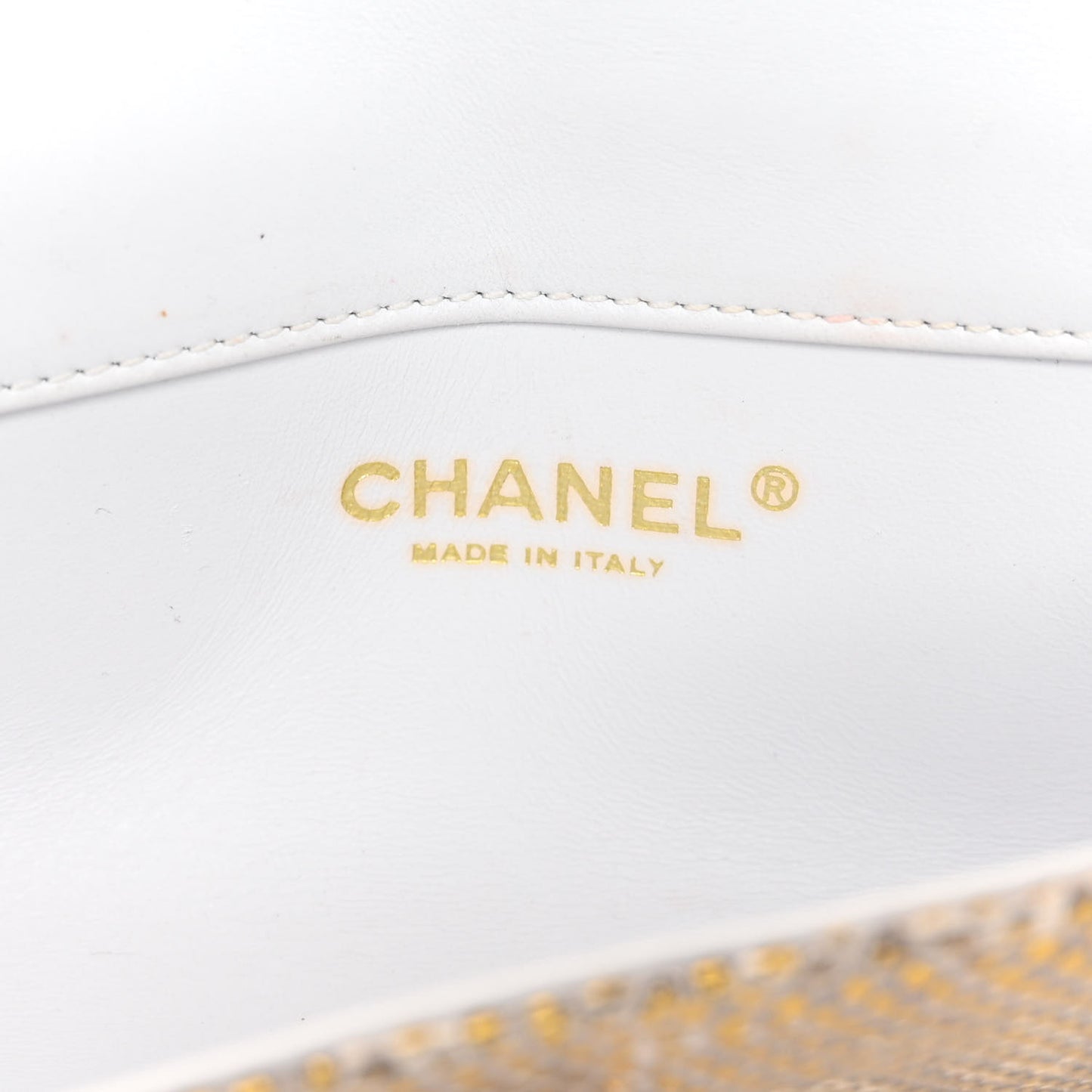 Lizard Pearl Evening Clutch Beige