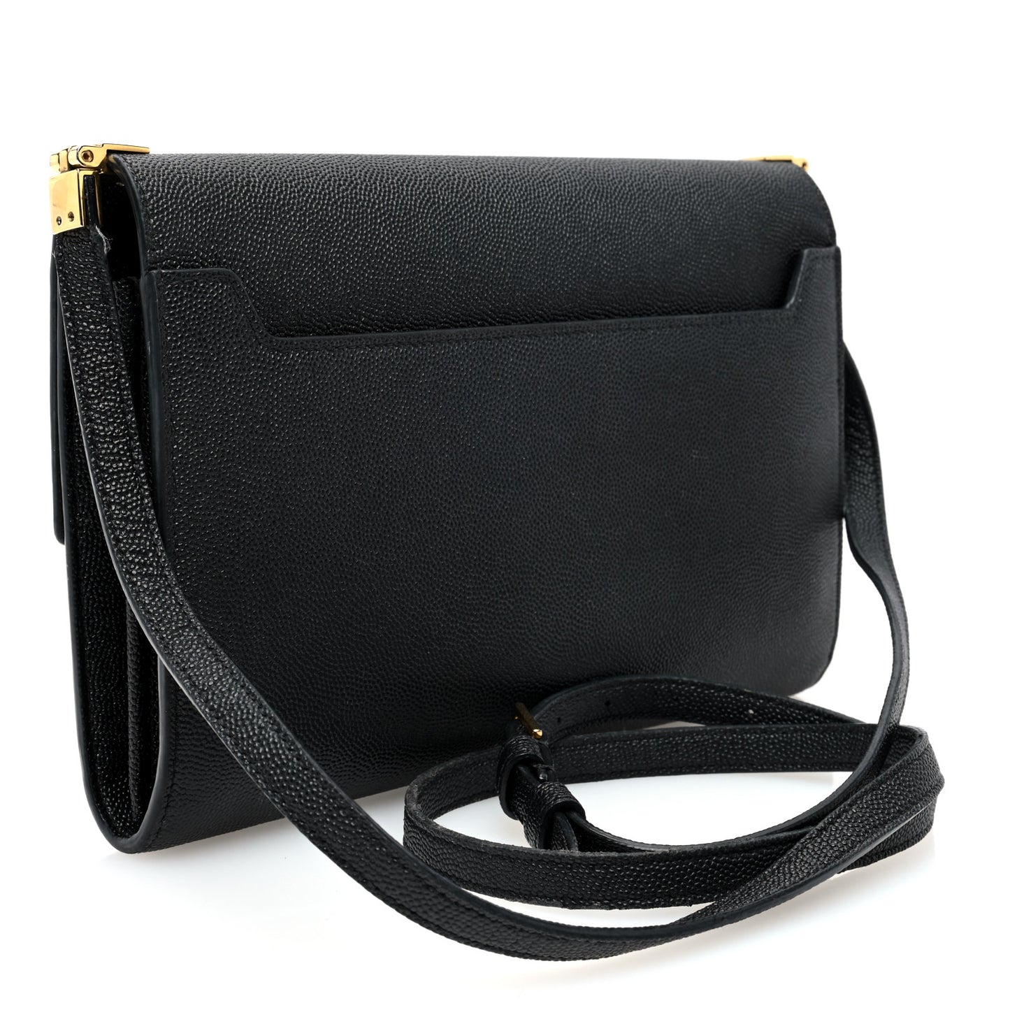Grain de Poudre Mini Uptown Crossbody Bag Black
