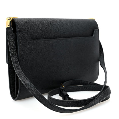 Saint Laurent Grain de Poudre Mini Uptown Crossbody Bag Black 3 of 13