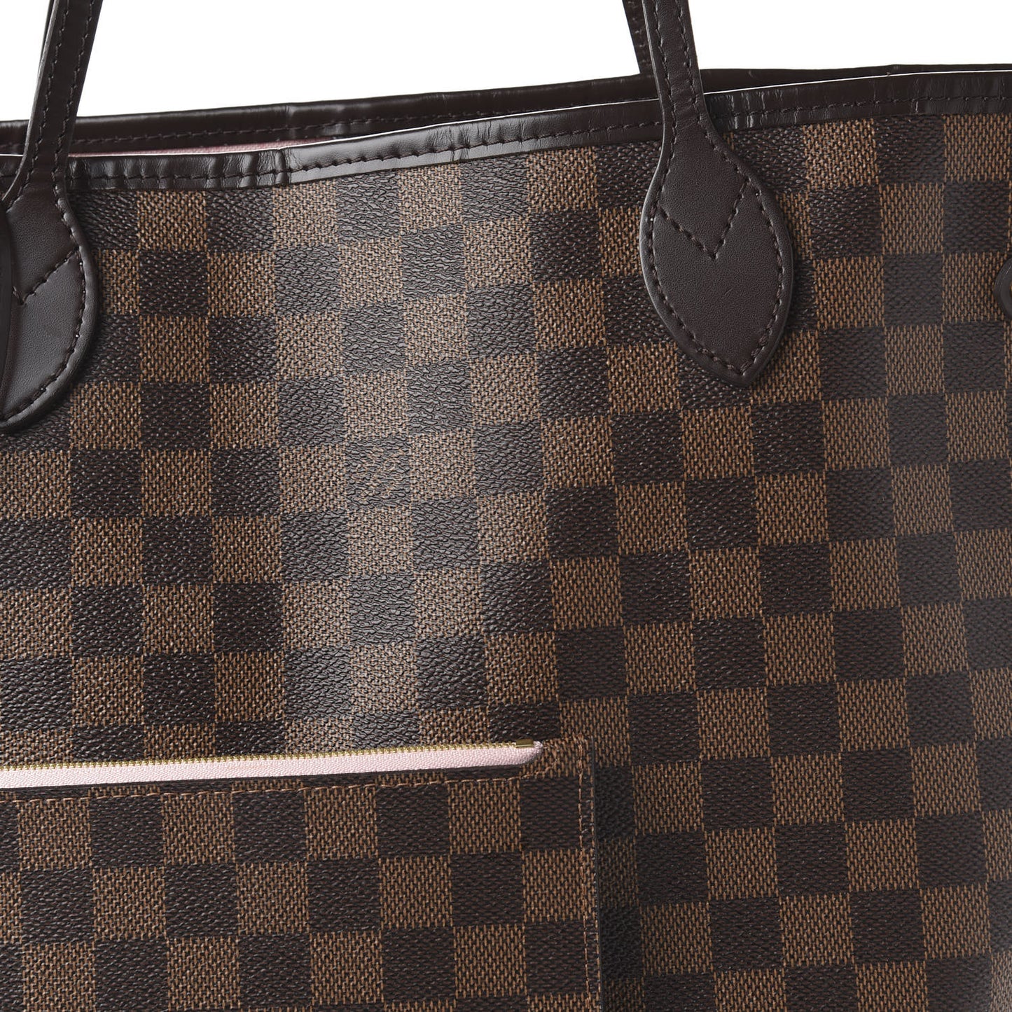 Damier Ebene Neo Neverfull MM Rose Ballerine