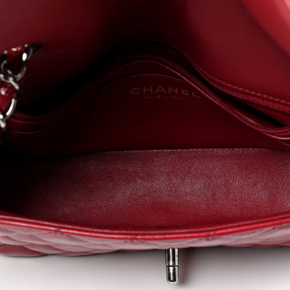 Chanel Patent Calfskin Quilted Mini Rectangular Flap Red 4 of 4