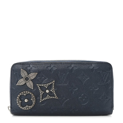 Louis Vuitton LOUIS VUITTON Empreinte Pins Zippy Wallet Marine 1 of 8