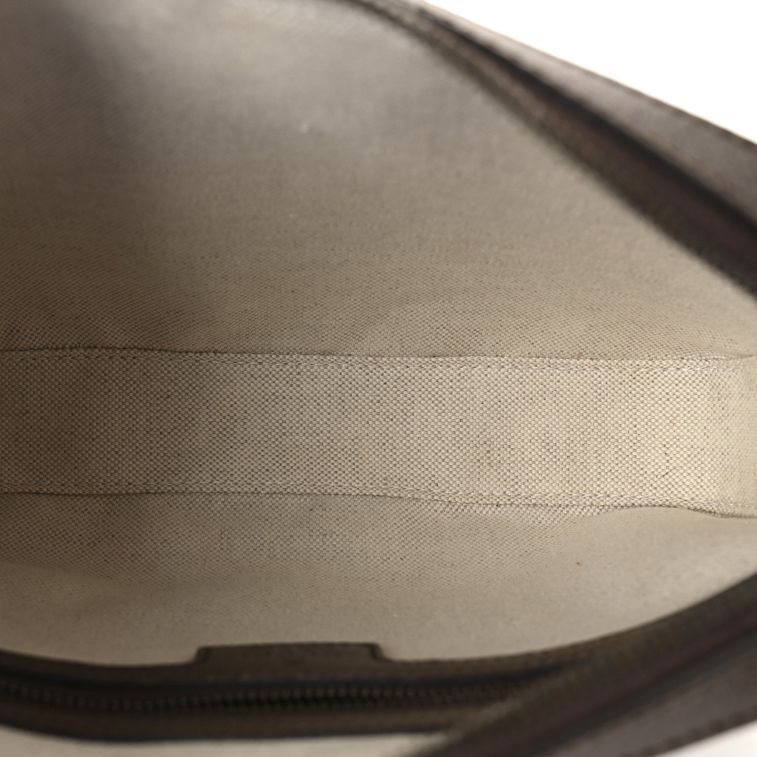Gucci GG Supreme Monogram Textured Dollar Calfskin Web Ophidia Wristlet Shoulder Bag Beige Ebony New Acero 5 of 10