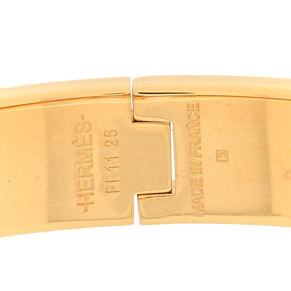 Hermes Enamel Narrow Clic Clac H Bracelet PM Jaune Citron 4 of 5