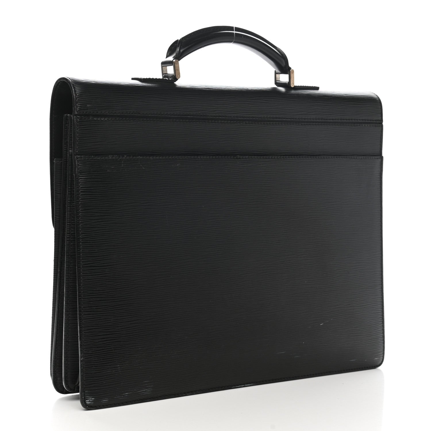 Louis Vuitton Epi Robusto 2 Compartment Briefcase Black 3 of 15