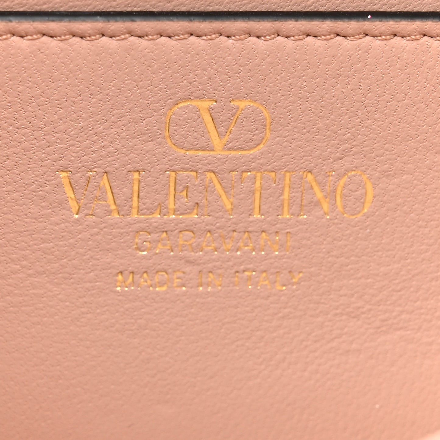 Laminated Calfskin Jewels Vlogo Small Loco Shoulder Bag Rose Cannelle