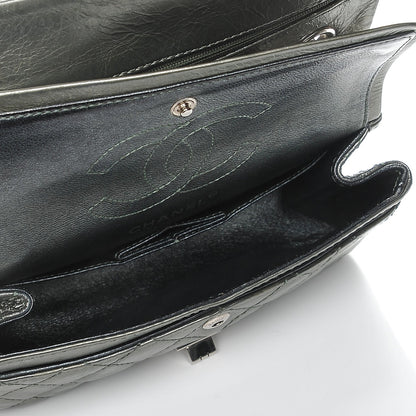 Chanel Metallic Aged Calfskin 2.55 Reissue 224 Flap Green 5 of 8