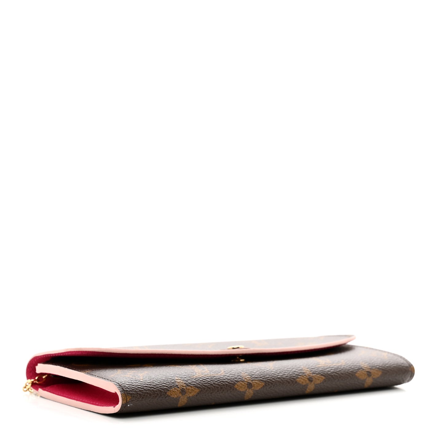 Monogram Bloom Flower Emilie Wallet Fuchsia