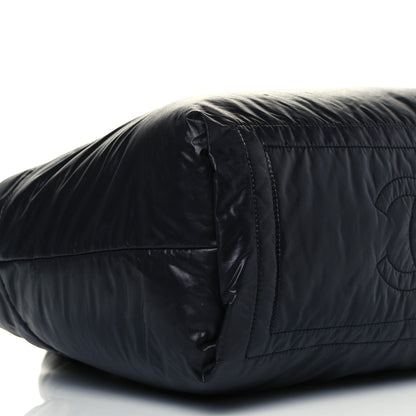 Chanel Nylon Quilted Medium Coco Cocoon Reversible Tote Black 9 of 10