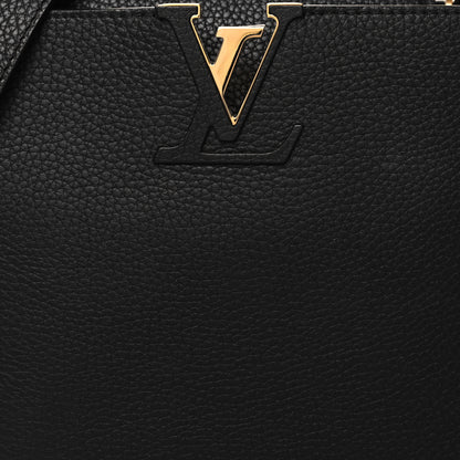 Louis Vuitton Taurillon Scrunchie Capucines BB Black 8 of 10