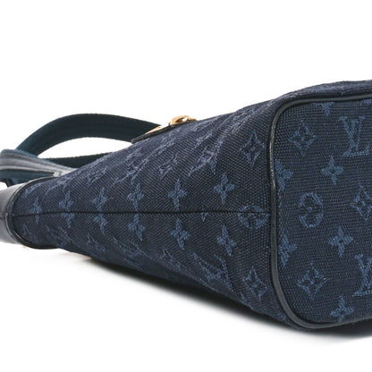 Louis Vuitton Mini Monogram LUCILLE PM Blue 8 of 9