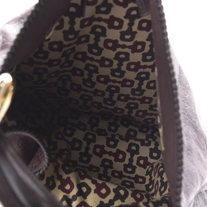 Gucci Guccissima Large Horsebit Chain Hobo Chocolate 5 of 11