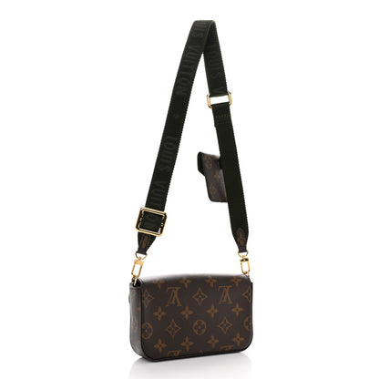 Louis Vuitton Monogram Felicie Strap & Go Kaki 3 of 9