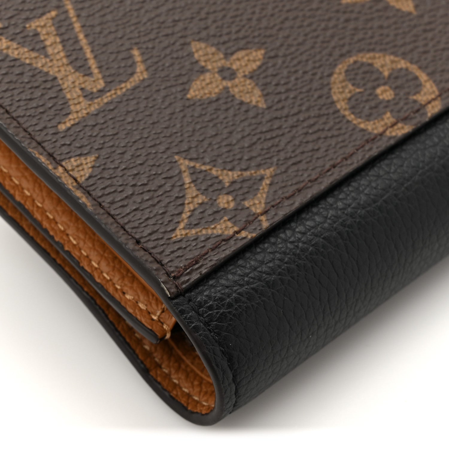 Louis Vuitton Monogram Victorine On My Side Wallet Black 9 of 10