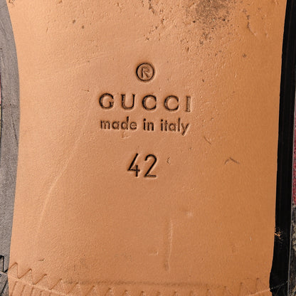 Gucci GG Supreme Monogram Blooms Womens Princetown Slippers 42 Beige Multicolor Dry Rose 8 of 13