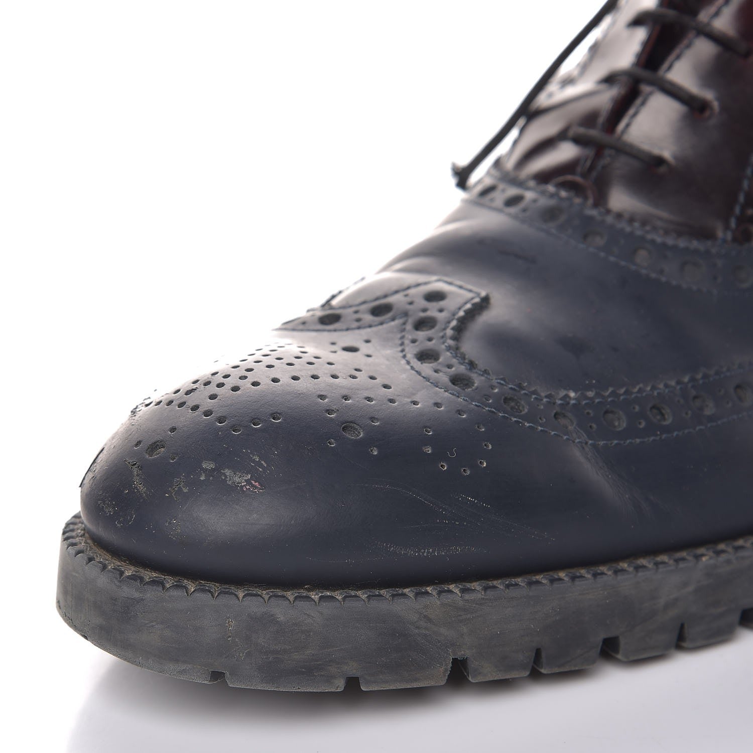 Louis Vuitton Mens Calfskin Tweed Oxford Lace Up Boots 9.5 Grey Brown 11 of 15
