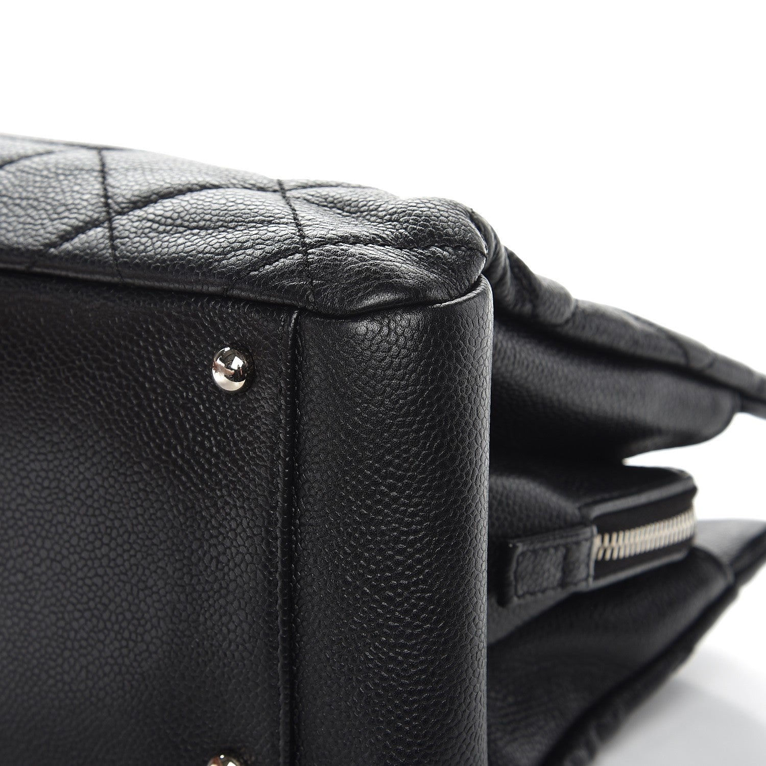 Chanel Caviar CC Timeless Tote Black 11 of 12