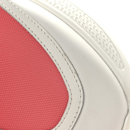 Hermes Mesh Calfskin Womens Giga Sneakers 37 Rose Du Desert White 10 of 10
