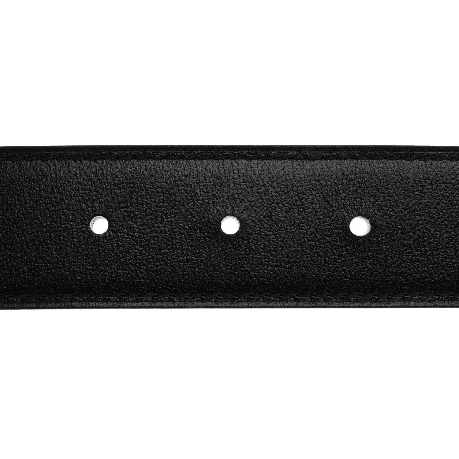 Hermes Box Togo 32mm Au Carre H Belt 85 Black Gold 7 of 9