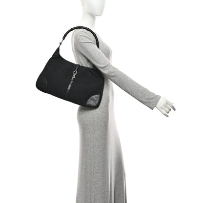 Gucci Canvas Small Jackie O Hobo Black 2 of 10