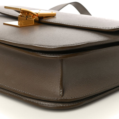 Celine Liege Calfskin Medium Classic Box Flap Bag Souris 9 of 9