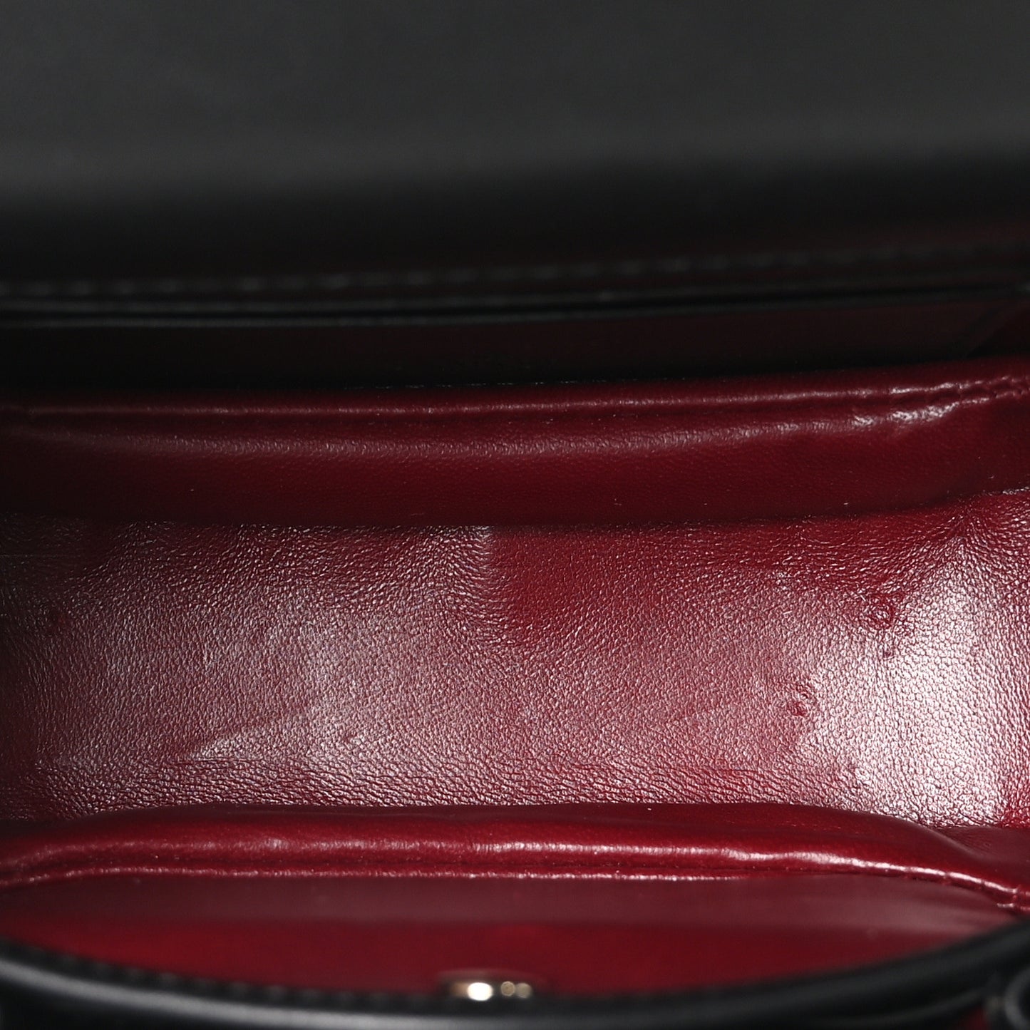 Skipper Calf Web Logo Embossed Mini Bamboo 1947 Top Handle Bag Black