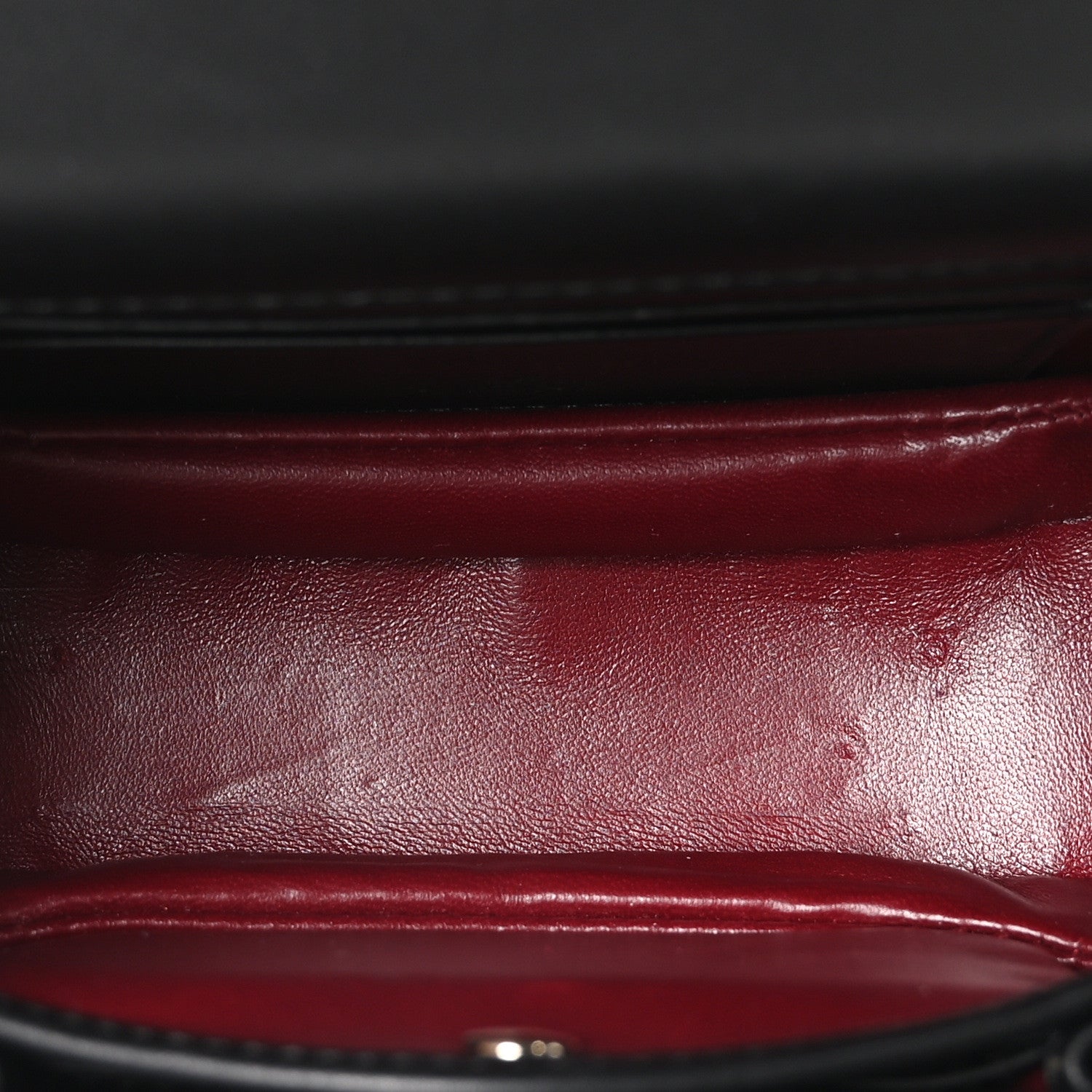 Gucci Skipper Calf Web Logo Embossed Mini Bamboo 1947 Top Handle Bag Black 5 of 9