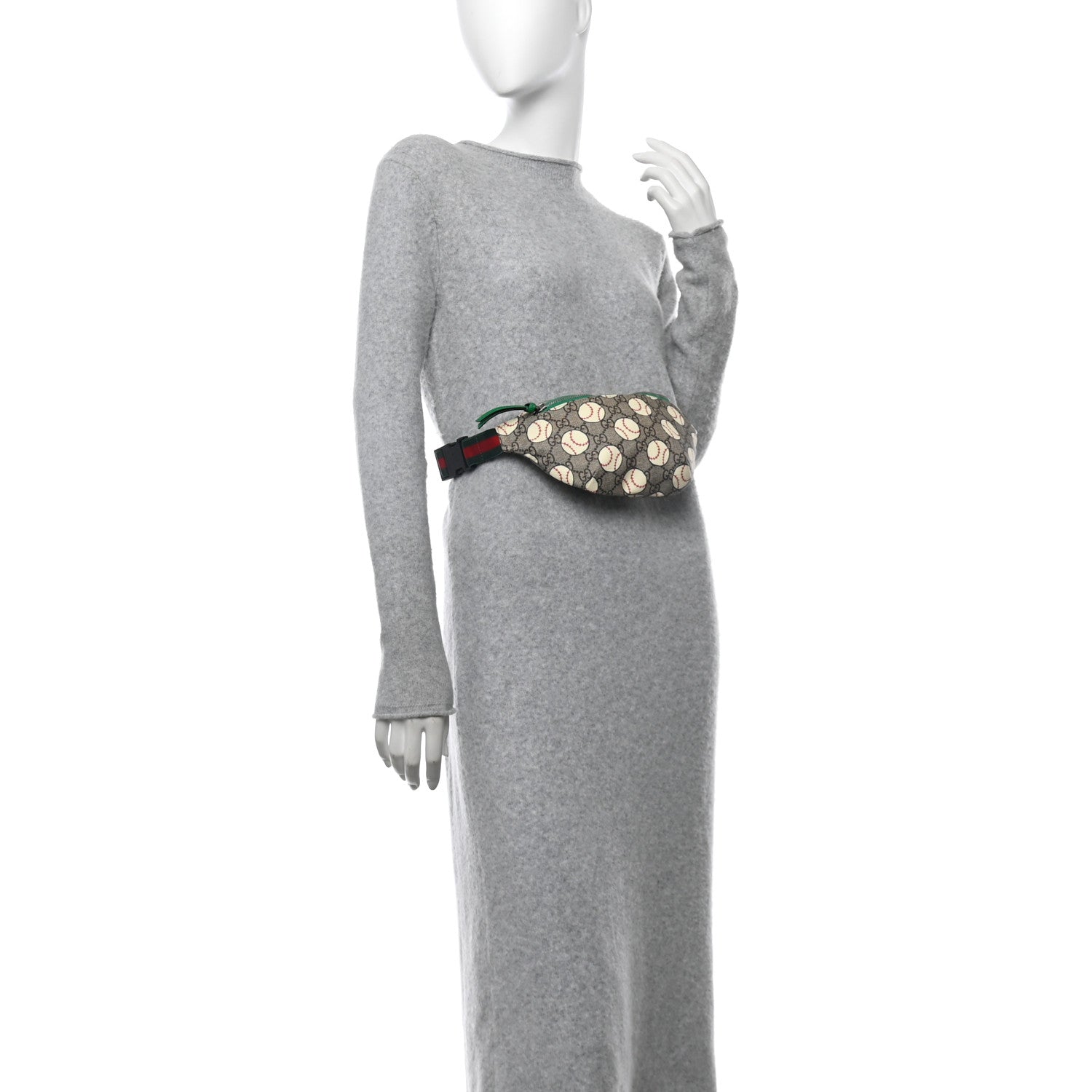 Gucci GG Supreme Monogram Baseballs Web Childrens Belt Bag 2 of 11