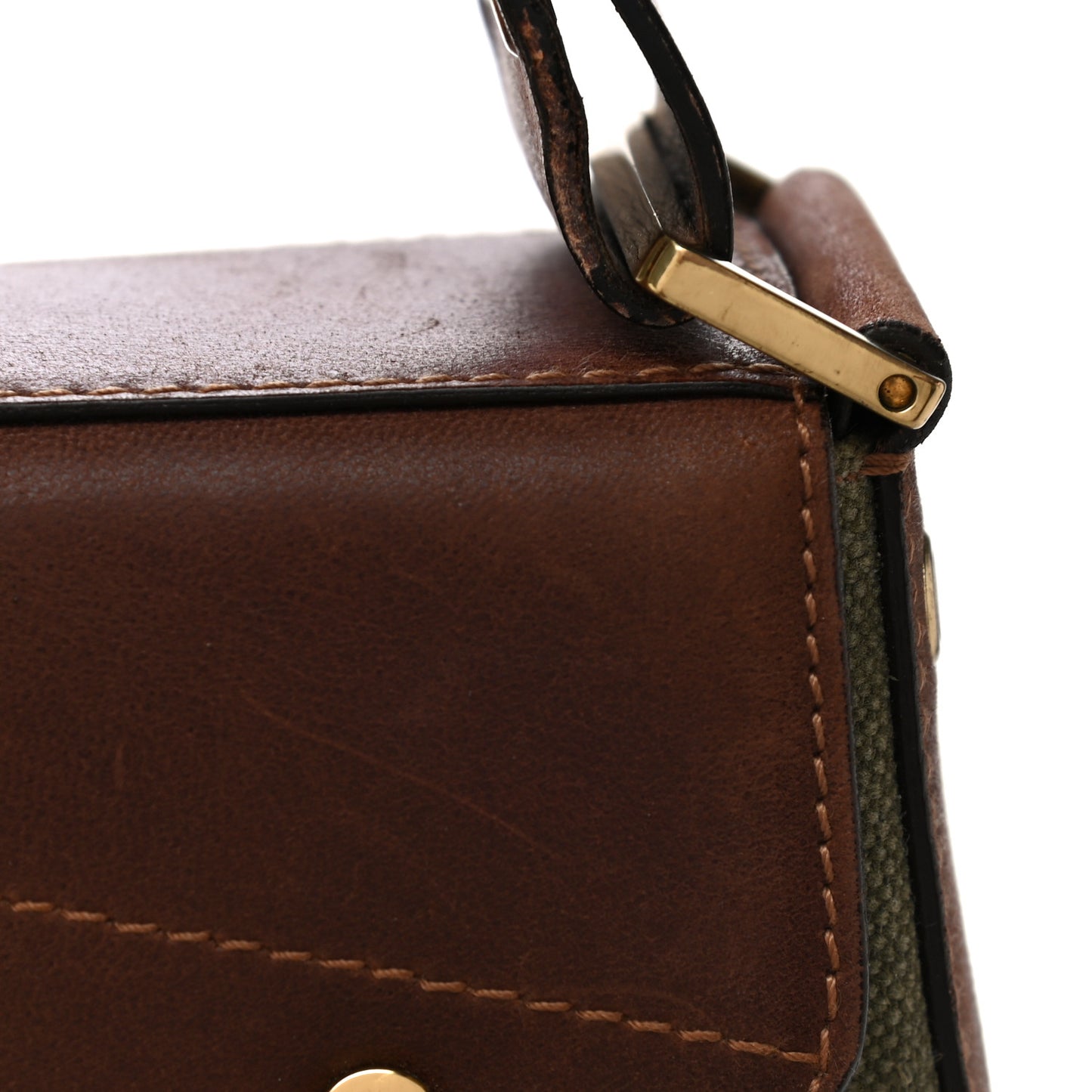 Canvas Calfskin Street Chic Columbus Ave Green