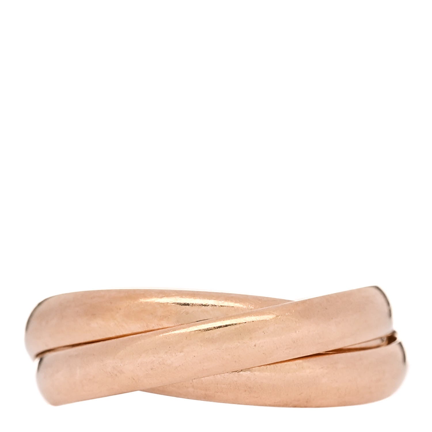Cartier 18K Pink Gold Small Trinity Ring 49 5 4 of 5