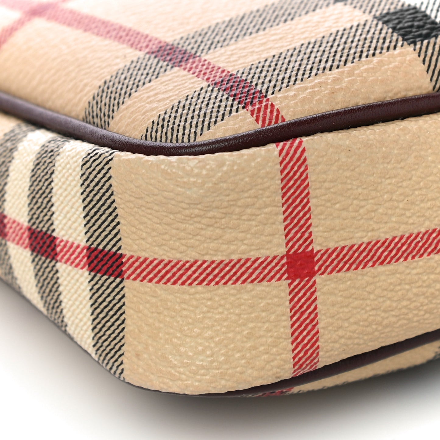 Haymarket Check Pochette Chocolate