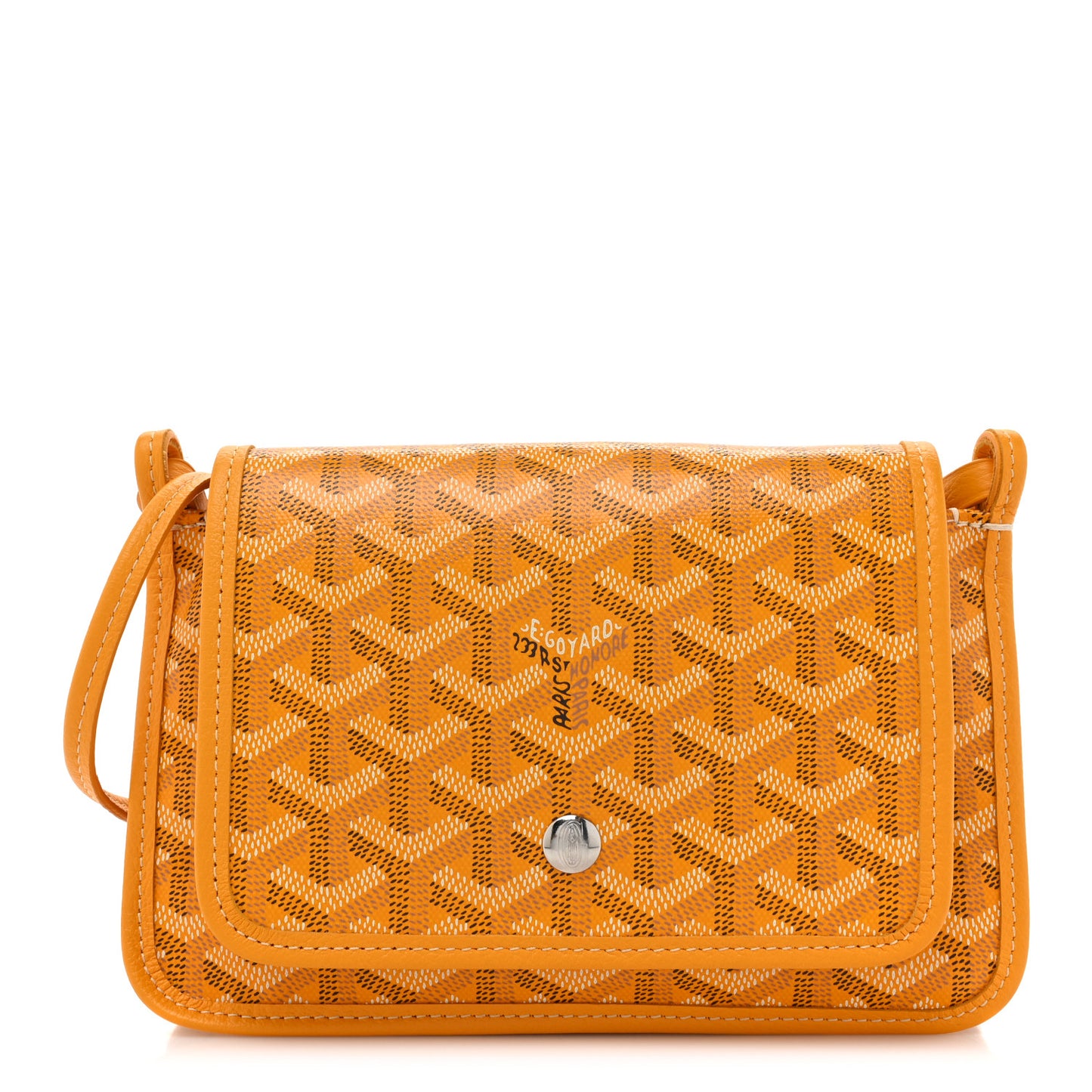 Goyardine Plumet Wallet Clutch Yellow