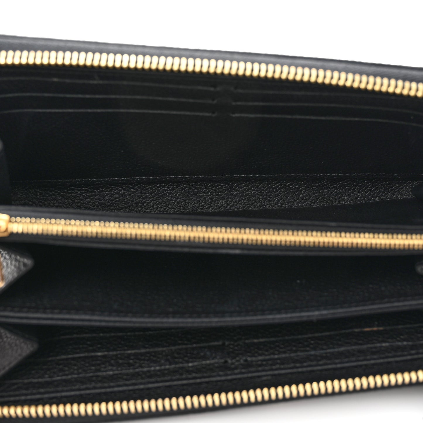 Empreinte Monogram Giant Zippy Wallet Black Beige