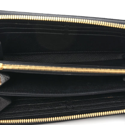 Louis Vuitton Empreinte Monogram Giant Zippy Wallet Black Beige 5 of 6