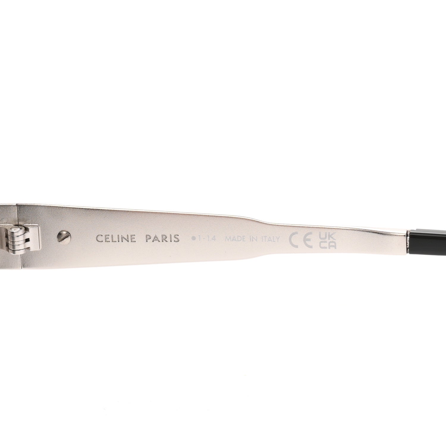 Celine Metal Triomphe 01 Sunglasses CL40235U Silver Black 5 of 7