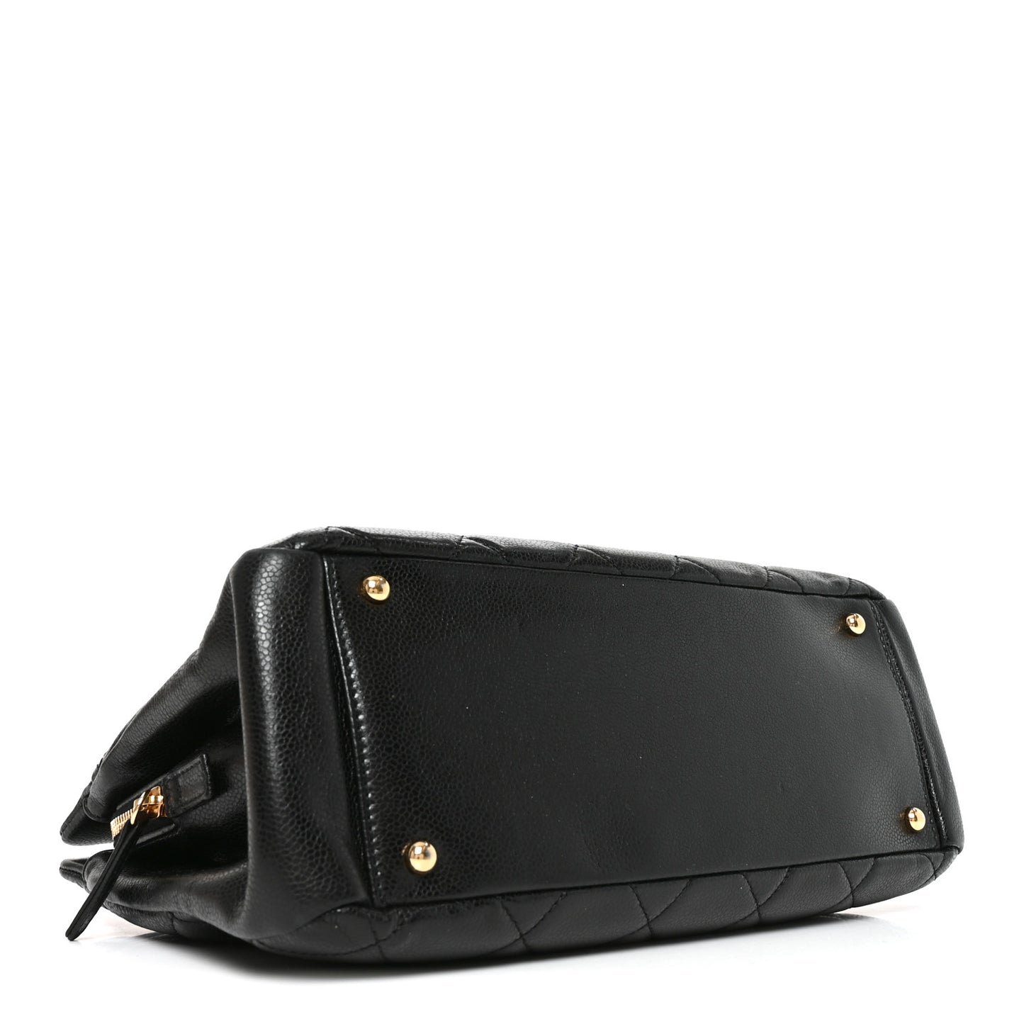 Caviar Quilted Timeless CC Soft Tote Black
