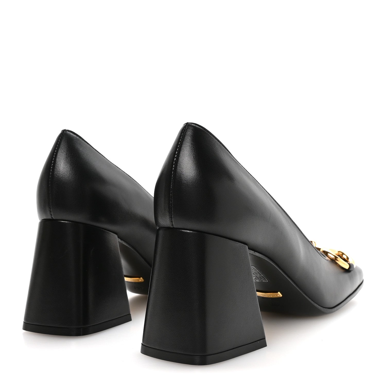 Gucci Malaga Kid Horsebit 75mm Pumps 38.5 Black 5 of 11