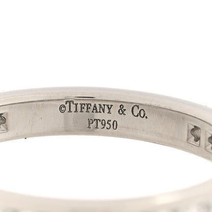 Tiffany Platinum Diamond 2.5mm Full Circle Wedding Band Ring 49 5 4 of 4