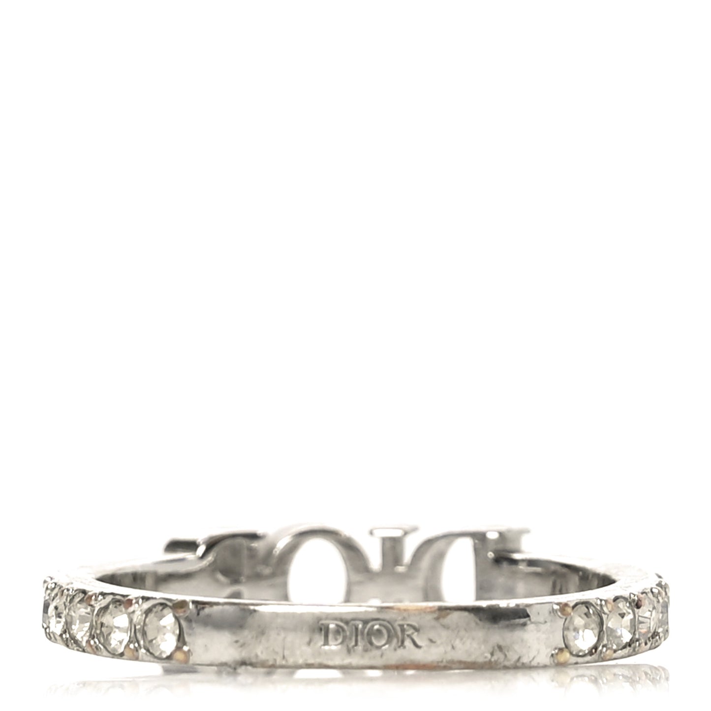 Metal Crystal DIO(R)EVOLUTION Ring 61 9.5 Silver